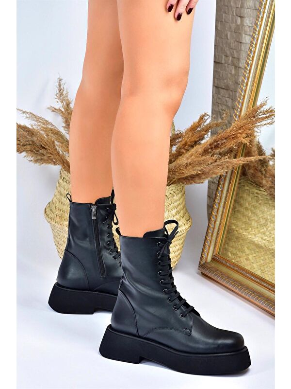 L6101301 Siyah Kadın Bot - Görsel 4