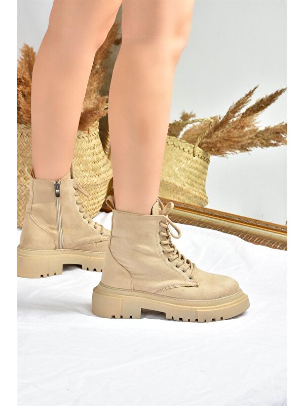L3805004 Bej Kadın Bot - Görsel 5