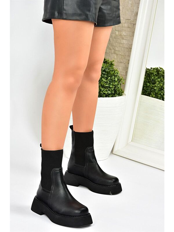 L6101302 Siyah Kadın Bot - Görsel 2