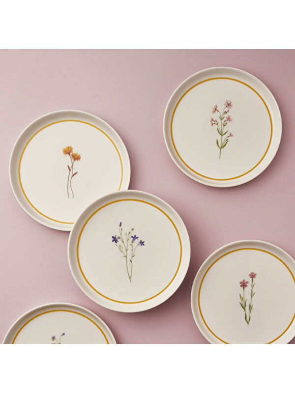 GÜRAL PORSELEN Bilbao 6 Parça 21 cm Pasta Takımı 2955