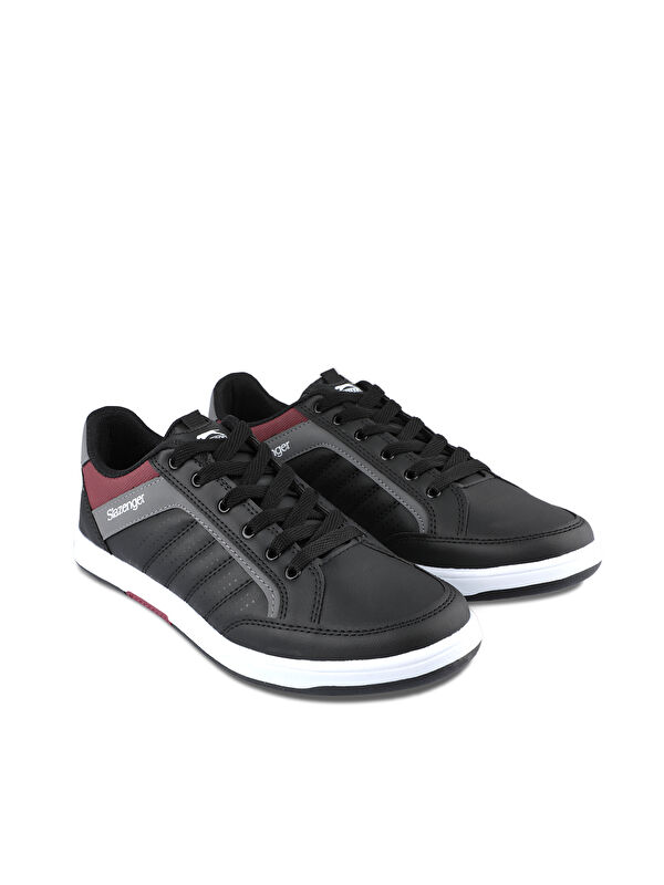 CANCER I Erkek Sneaker Ayakkabı Siyah / Beyaz - Görsel 4