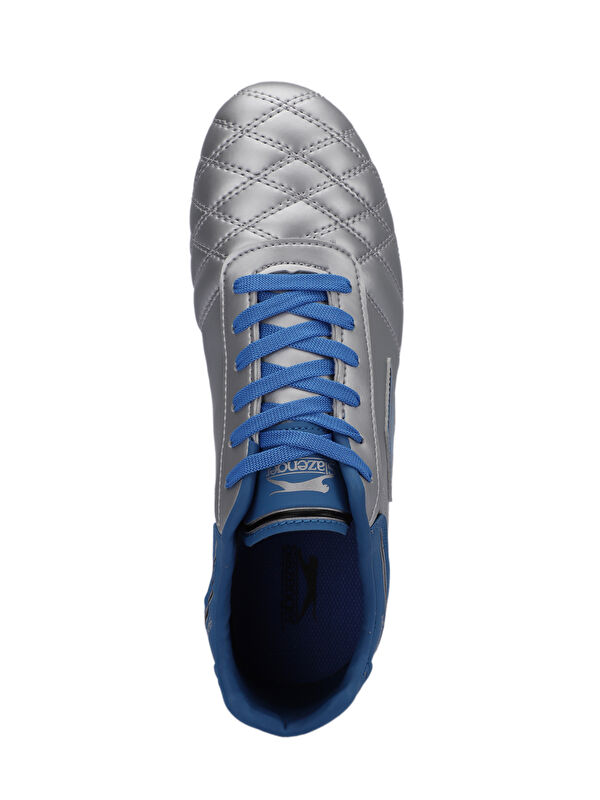 HUGO KR Erkek Çocuk Futbol Ayakkabı Gri / Mavi - Görsel 6