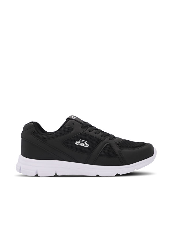 SLAZENGER PERA Büyük Beden Erkek Sneaker Ayakkabı Siyah / Beyaz
