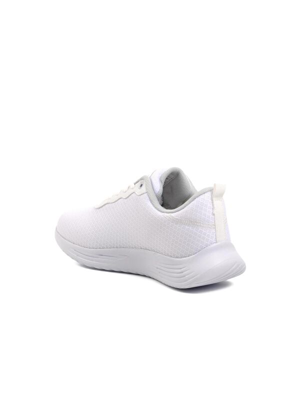 Aldan Beyaz Fileli Hava Alan Unisex Spor Ayakkabı - Görsel 5