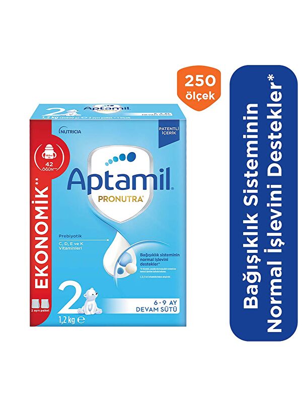 Aptamil 2 Prebiyotikli Devam Sütü 1200 Gr