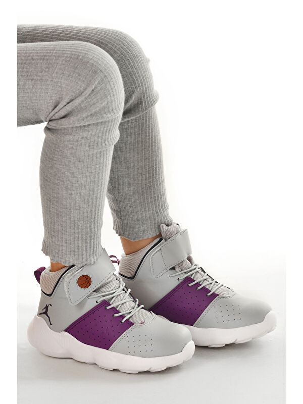 Rio Günlük Spor Kız/Erkek Çocuk Basketbol Ayakkabısı - Görsel 3