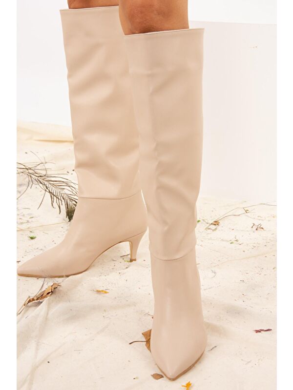 J749205309 Ten Kadın Çizme - Görsel 3