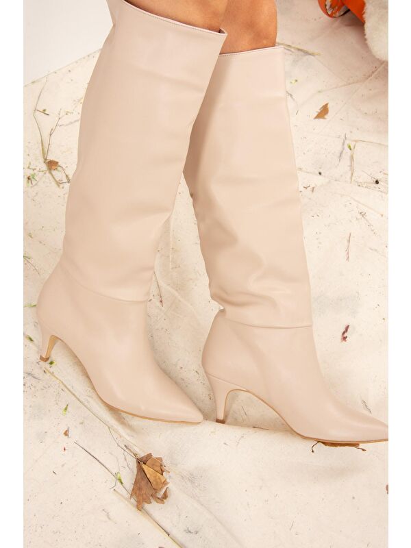 J749205309 Ten Kadın Çizme - Görsel 4