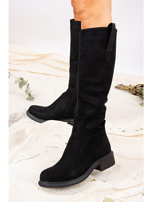 J674272102 Siyah Kadın Çizme - Görsel 3