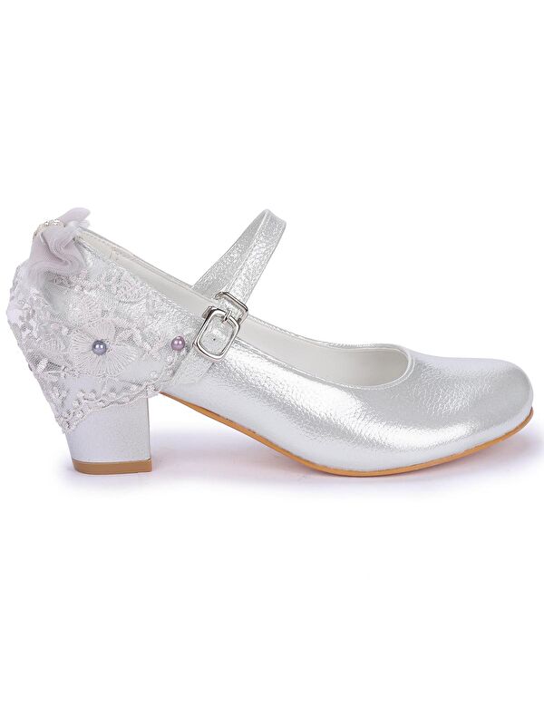 Cara Vakko Günlük Kız Çocuk 4 Cm Topuklu Abiye Ayakkabı - Görsel 6