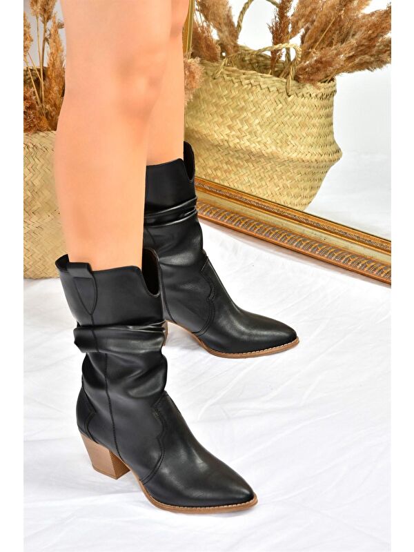 J404040009 Siyah Kadın Bot - Görsel 4