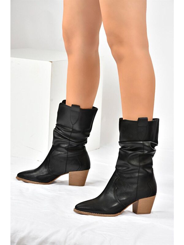 J404040009 Siyah Kadın Bot - Görsel 5