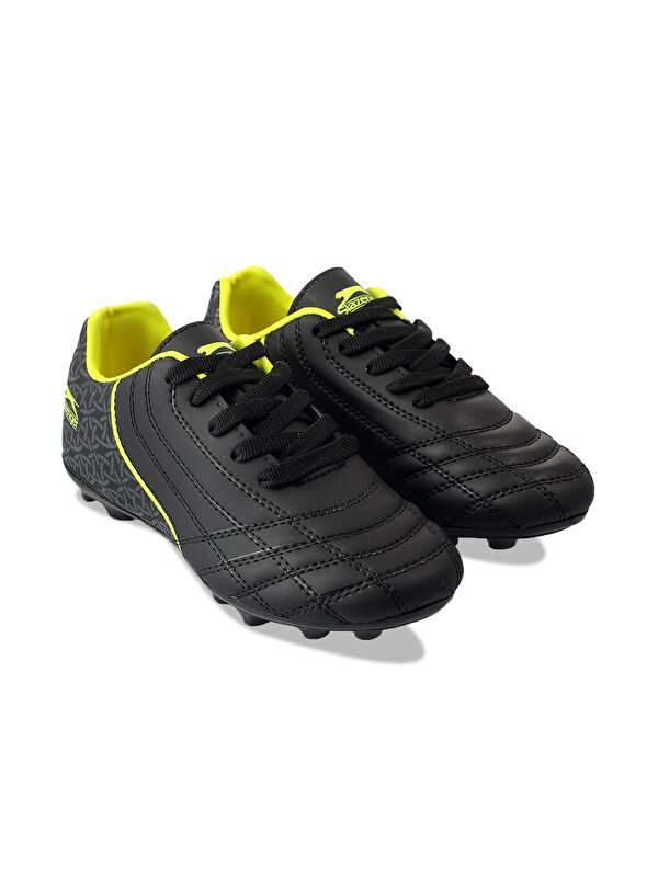HINO KR Futbol Erkek Krampon Ayakkabı Siyah / Sarı - Görsel 3