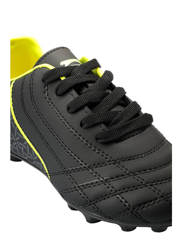 HINO KR Futbol Erkek Krampon Ayakkabı Siyah / Sarı - Görsel 5