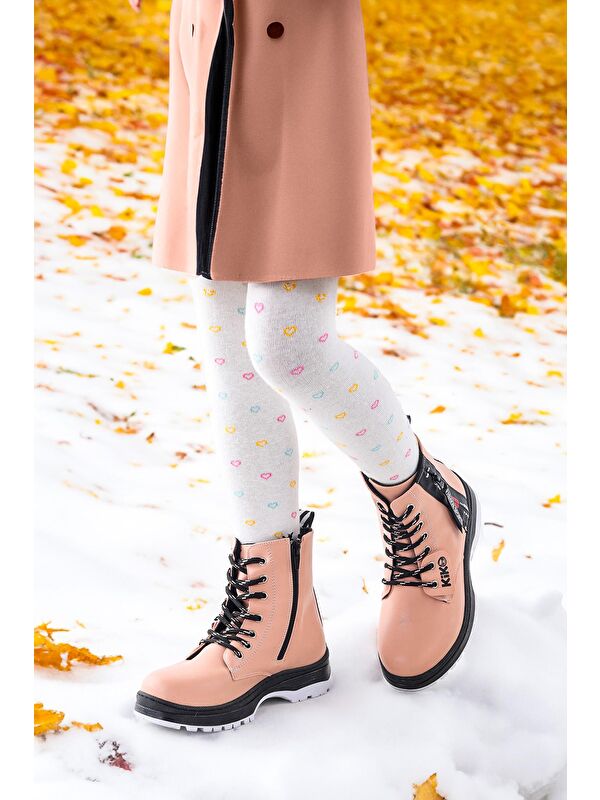 Fermuarlı Termo Taban Kız Çocuk Bot 623 Cilt - Görsel 3