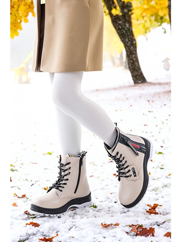 Fermuarlı Termo Taban Kız Çocuk Bot 623 Cilt - Görsel 3