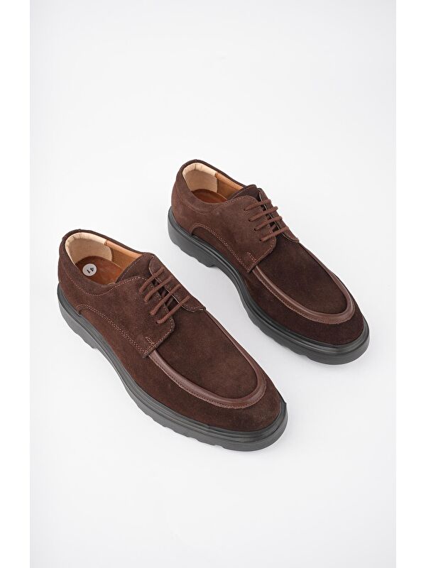 SAMUEL Günlük Klasik Hakiki Deri Casual Rahat Ortopedik Kalın Taban Erkek Ayakkabı - Görsel 8