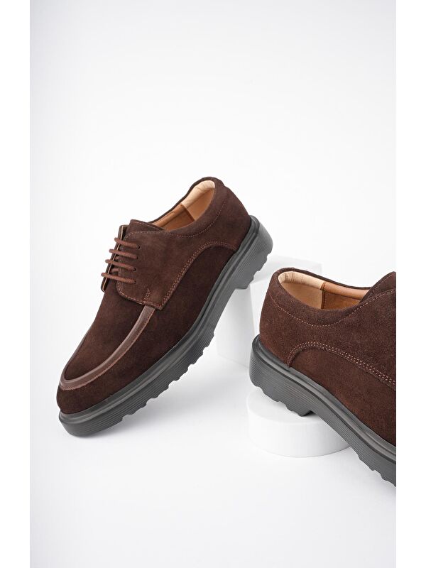 SAMUEL Günlük Klasik Hakiki Deri Casual Rahat Ortopedik Kalın Taban Erkek Ayakkabı - Görsel 9