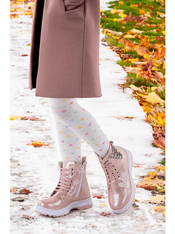 Termo Taban Kız Çocuk Bot 621 Vakko Taşlı - Görsel 3