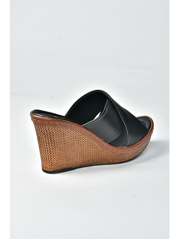K674041009 Siyah Kadın Terlik - Görsel 6
