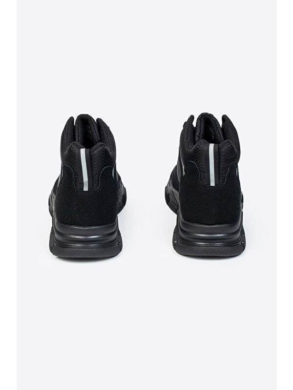 Yuvarlak Burunlu Bağcıklı Bilek Boy Erkek Trekking Bot - Görsel 3