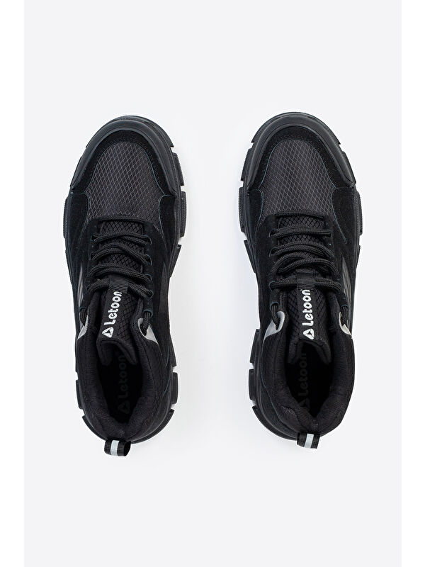 Yuvarlak Burunlu Bağcıklı Bilek Boy Erkek Trekking Bot - Görsel 7