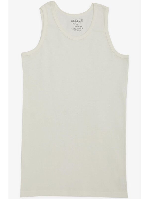 Breeze Erkek Çocuk Atlet Krem (13 Yaş)