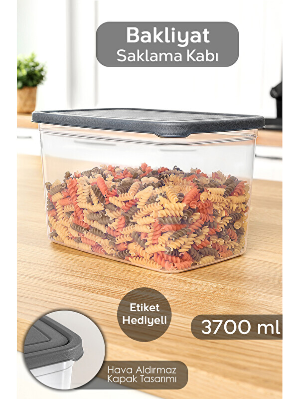 Meleni Home 1 Adet Erzak Saklama Kabı 3700 ml