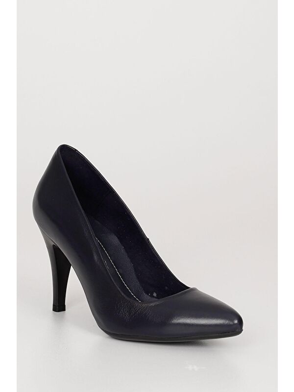 Hakiki Deri Sivri Burun İnce Yüksek Topuklu Stiletto Kadın Ayakkabı 22354 - Görsel 6