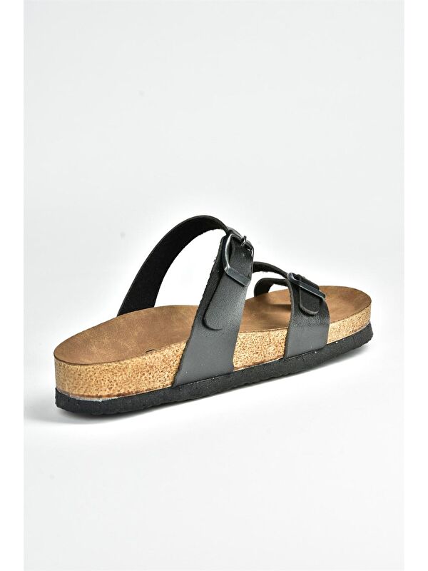 K777613409 Siyah Kadın Terlik - Görsel 6