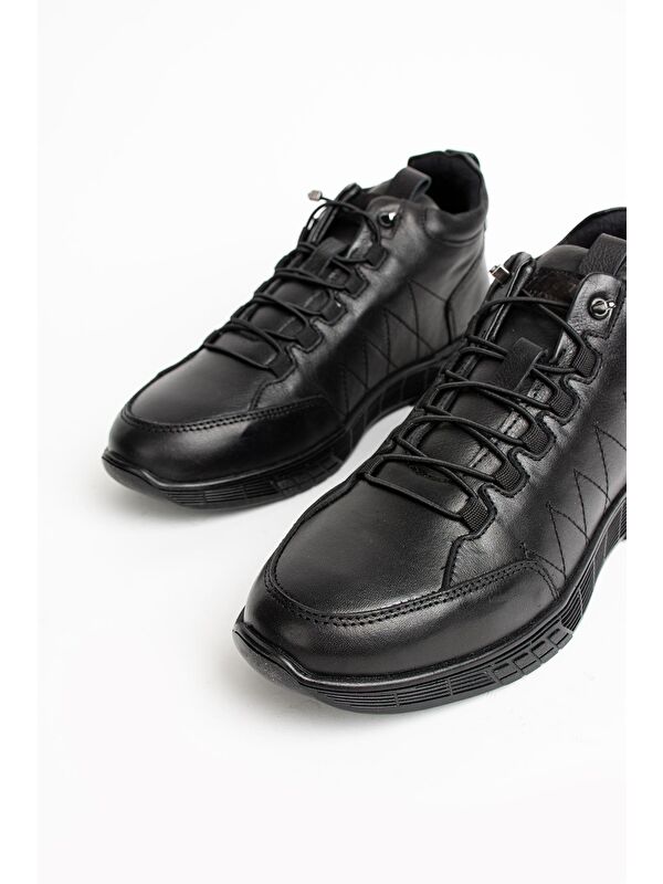 Strande Hakiki Deri Siyah Outdoor Erkek Bot - Görsel 5