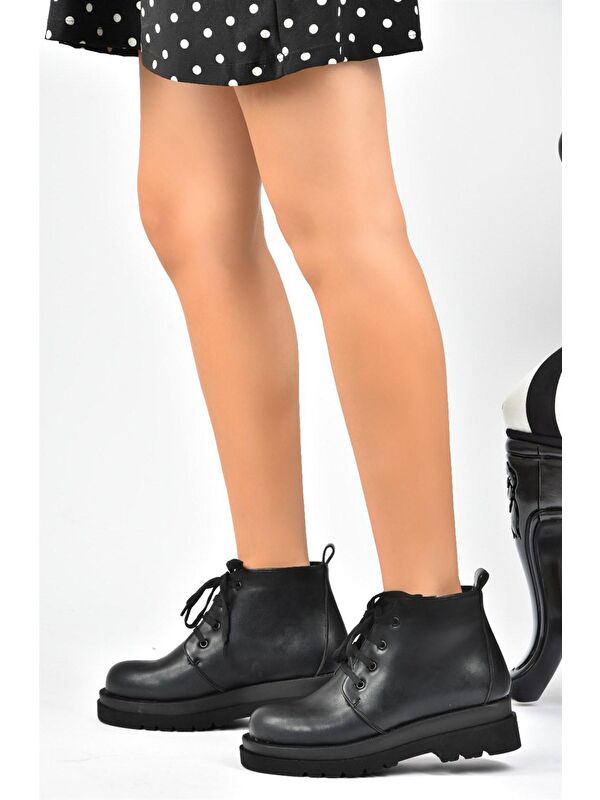 L9960338 Siyah Kadın Bot - Görsel 3