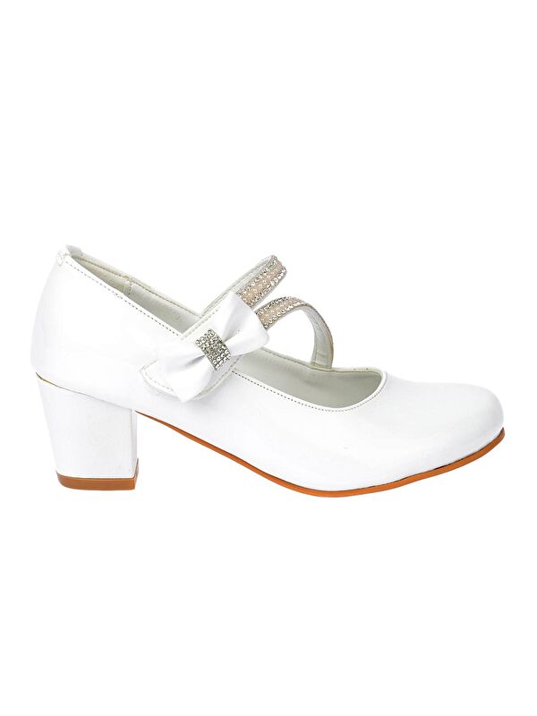 Aisha Rugan Günlük Kız Çocuk 4 Cm Topuklu Abiye Ayakkabı - Görsel 3