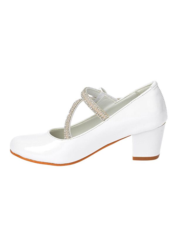 Aisha Rugan Günlük Kız Çocuk 4 Cm Topuklu Abiye Ayakkabı - Görsel 4