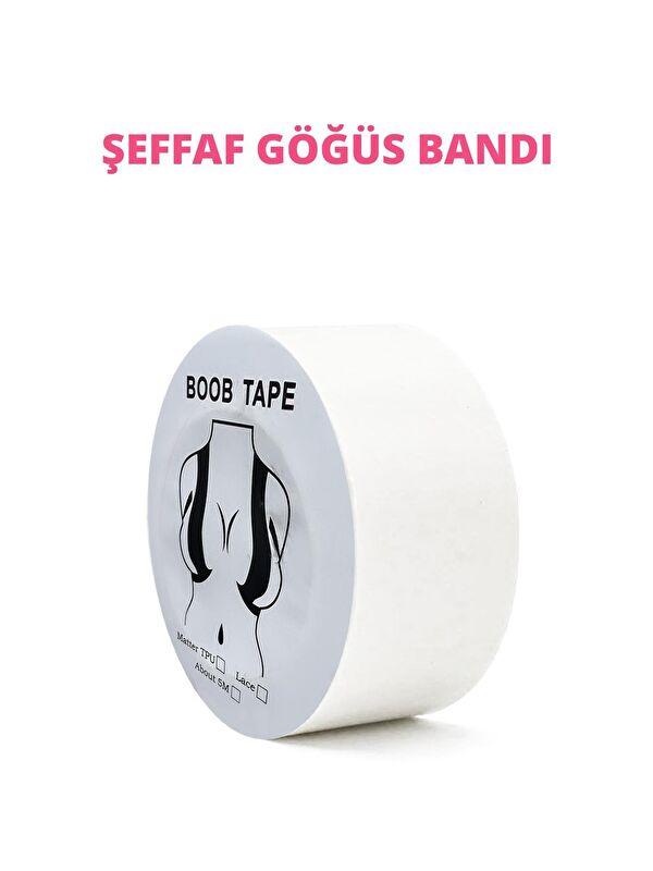 Cottonhill Şeffaf Göğüs Bantı Dikleştirici Ve Şekillendirici Boob Tape