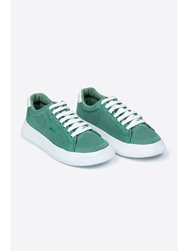 Yuvarlak Burunlu Bağcıklı Erkek Günlük Spor Ayakkabı - Görsel 2