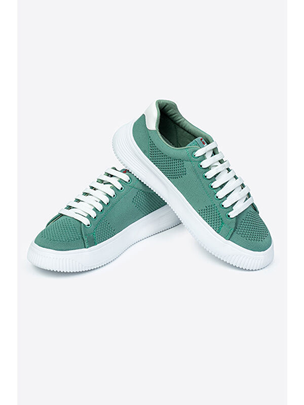 Yuvarlak Burunlu Bağcıklı Erkek Günlük Spor Ayakkabı - Görsel 6