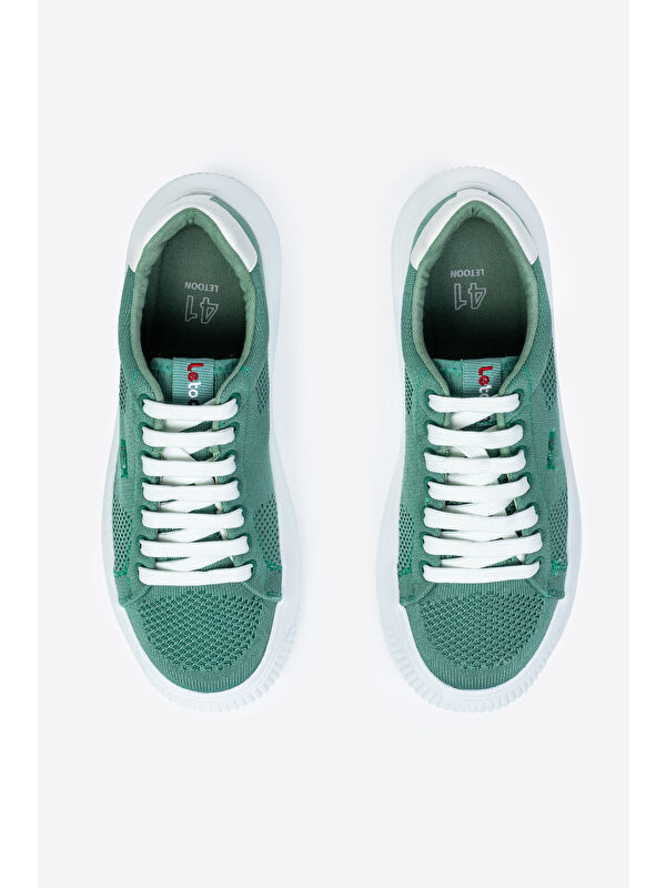 Yuvarlak Burunlu Bağcıklı Erkek Günlük Spor Ayakkabı - Görsel 7