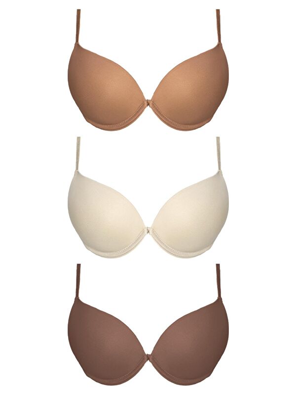 Cottonhill Lol Up Push Up Balenli Sütyen 3'Lü Paket
