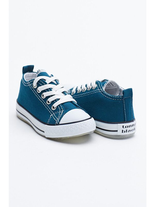 Çocuk Unisex Petrol Işıklı Spor Ayakkabı Tb998 - Görsel 3