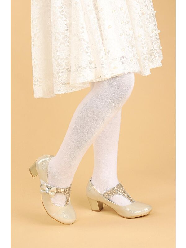 Cherish Günlük Kız Çocuk 4 Cm Topuklu Abiye Ayakkabı - Görsel 4