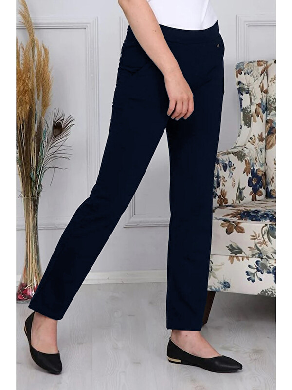 Remsa Pantalon Görünümlü Kadın Eşofman Altı Koyu Lacivert