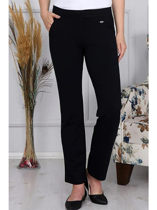 Remsa Pantalon Görünümlü Kadın Eşofman Altı Siyah