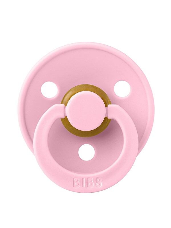 Bibs Colour Kauçuk Emzik-Baby Pink 0-6 Ay