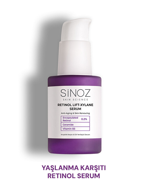 Sinoz Retinol Lift-Xylane Kırışıklık Karşıtı & Cilt Yenileyici Serum 30 ml