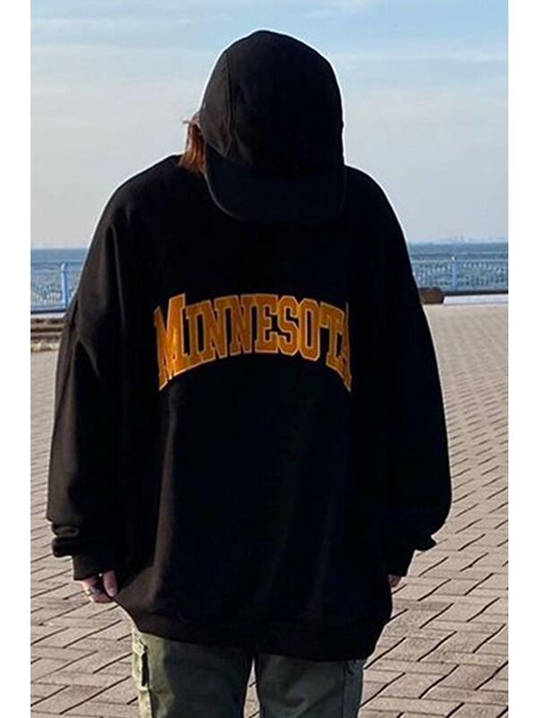 Madmext Siyah Sweatshirt Mg1268