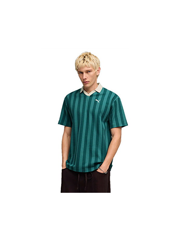 Puma Puma Class Pinnacle Tee Erkek Günlük Tişört 69206941 Yeşil