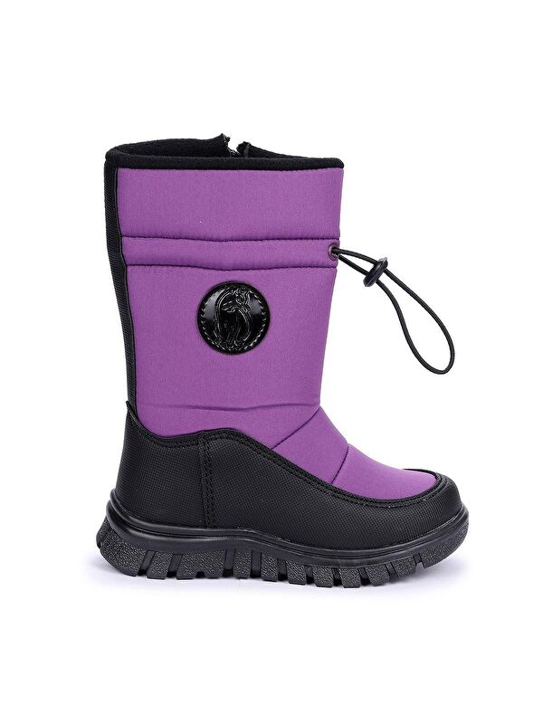 Nuh Fermuarlı Kız/Erkek Çocuk Kar Botu Ayakkabı - Görsel 5