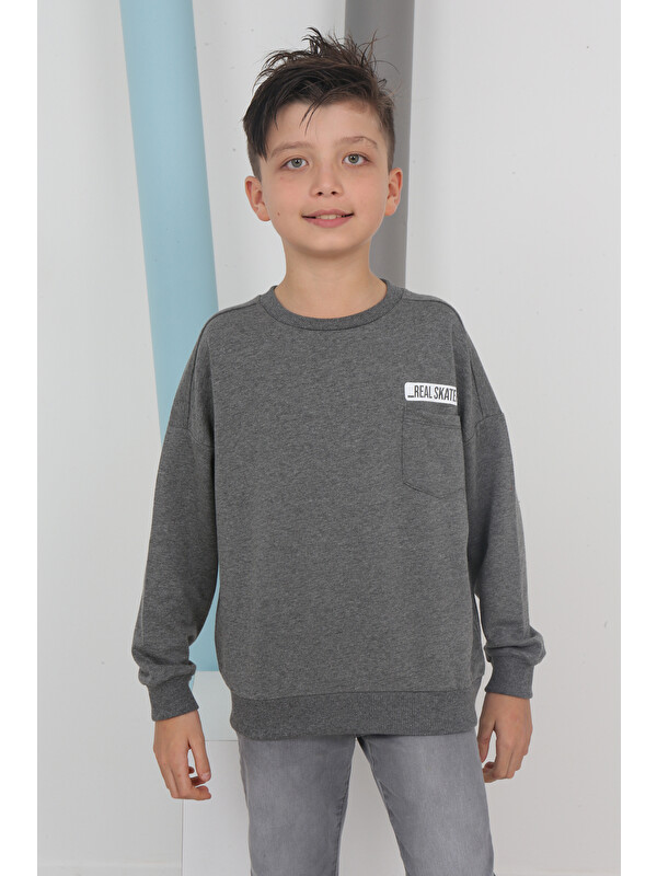 Toontoykids Erkek Çocuk Baskılı Sweatshirt