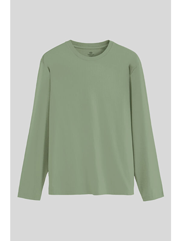 Tommylife Kaktüs Standart Fit Basic O Yaka Erkek Sweatshirt - 87997